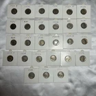 Lot of 27 Buffalo Nickels Random Dates 1917-1937 In Coin Flips