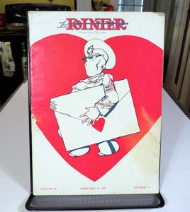 VTG 1927 Pointer Magazine Valentine Issue West Point Military Academy Magazine