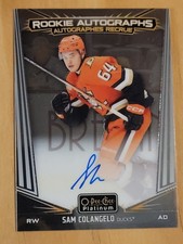 Sam Colangelo 2024-25 O-Pee-Chee Platinum Rookie Autographs RC Auto #RSA Ducks