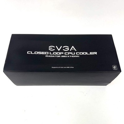 EVGA Closed Loop CPU Cooler Radiator 280 x 140mm Intel AMD 400-HY-CL28-V1