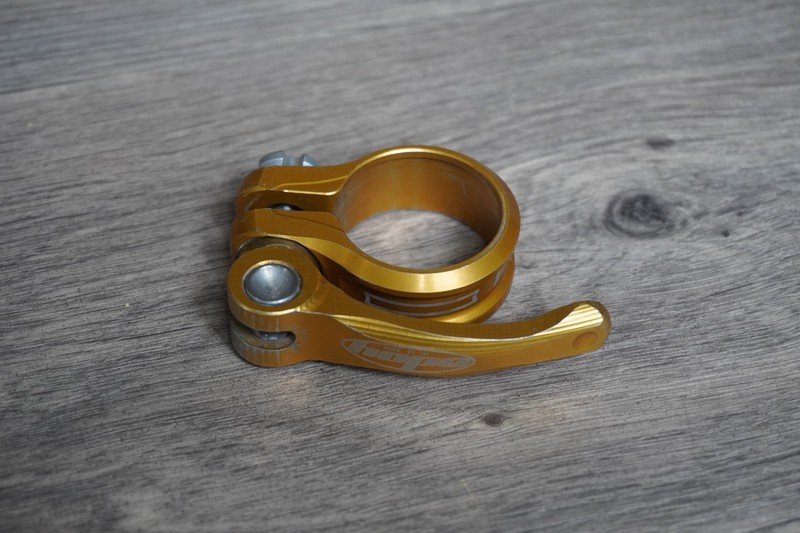 Hope Seatpost Clamp 31.8 Gold Quick Release QR Seat Post
