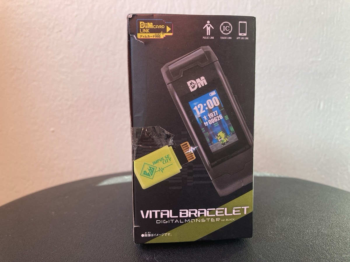 BANDAI Vital Bracelet DIGITAL MONSTER Black JAPANESE NIB WOW | eBay