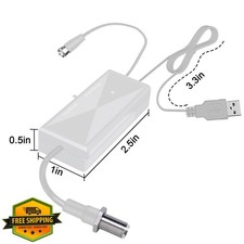 Indoor TV Antenna Signal Booster Amplifier 25dB High Gain Digital Reception