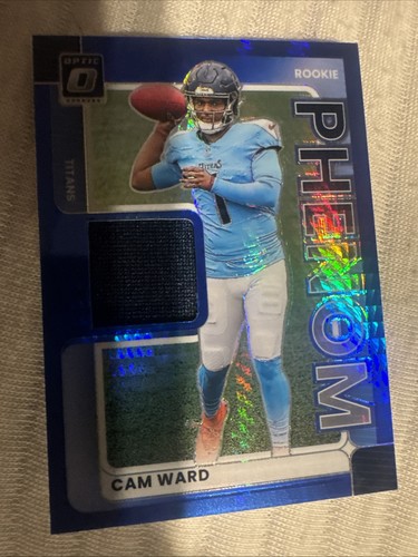 2025 Donruss Optic Cam Ward Blue Hyper (RAW)