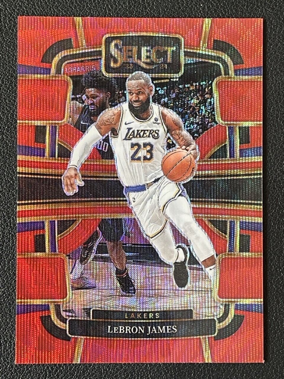 Lebron James 2023-24 Panini Select Concourse Red Wave #66