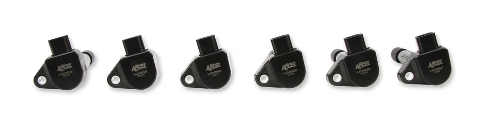 Conjunto de bobina de ignição direta ACCEL 140085K-6 SuperCoil - Imagem 2 de 4