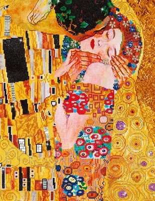 Diamond Dotz Diamond Painting Kit ''The Kiss'' (Klimt) DD13.001