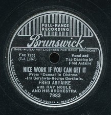 78tk-vocal-BRUNSWICK 7983-Fred Astaire-(Nice work if you can get it/Things are )