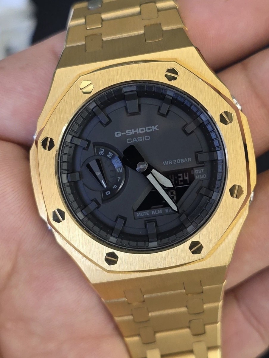 Casio G-Shock GA2100 Yellow Gold Casio Oak AP Royal Oak Casioak