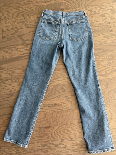 J.Crew Essential Straight Jeans Damen 26T Blau Mid-Rise Baumwolle Stretch Denim - Bild 9 von 12