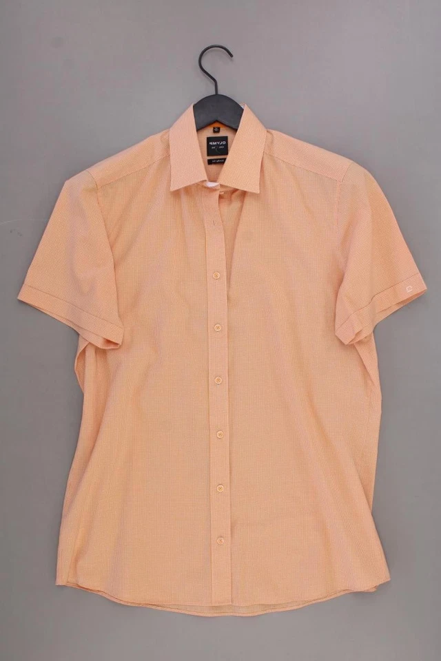 Olymp camicetta per uomo taglia Hemdgröße 41, L, 52 a quadri buono come nuovo - Immagine 4 di 4