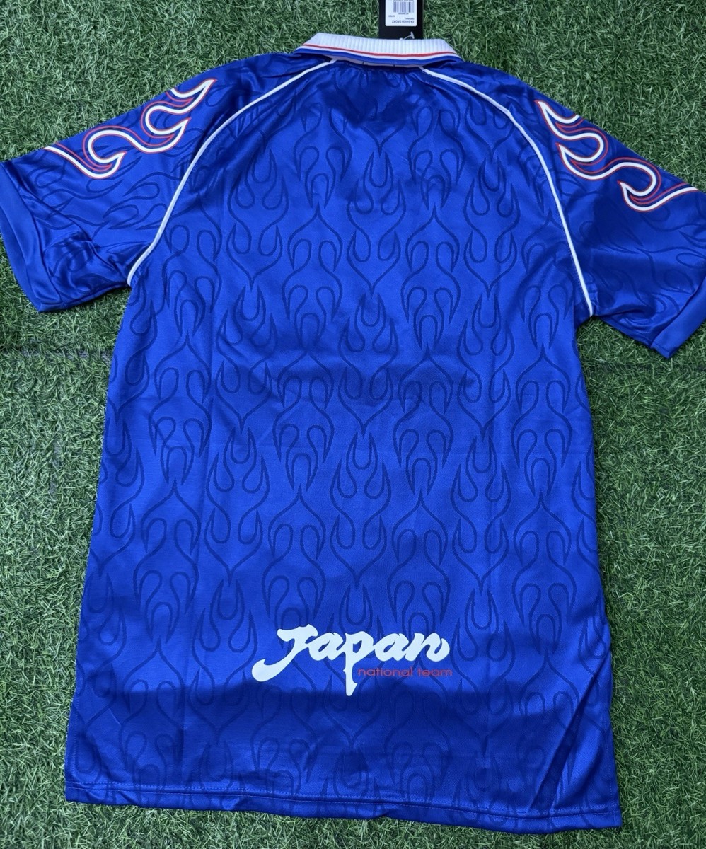 asics　日本代表ユニフォーム　1998　O　ワールドカップ　サッカー　青 asics 日本代表ユニフォーム 1998 O ワールドカップ サッカー 青