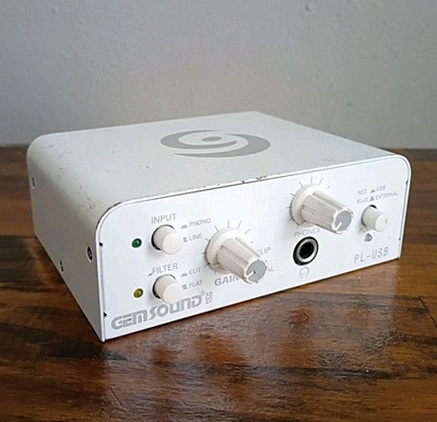 Gem Sound PL-USB Audio Interface Preamp Phono-to-USB 