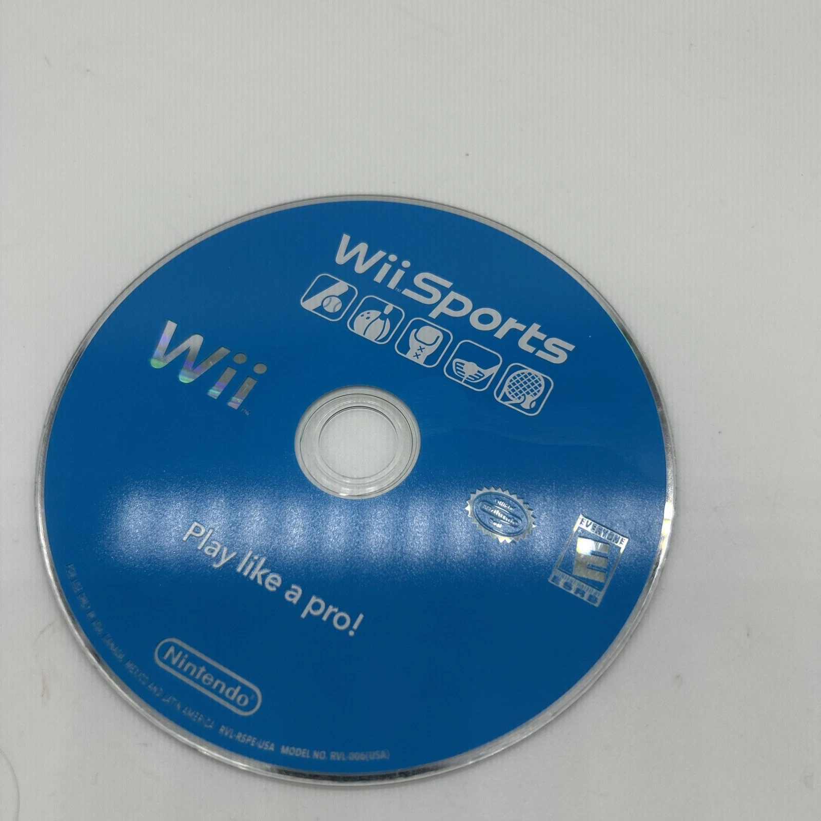 NINTENDO Wii VIDEO GAME SPORTS BLUE DISC ONLY