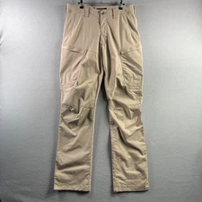 5.11 Tactical Pants MEns 34x36 Beige Apex Pant Stretch Waist Performance Cargo