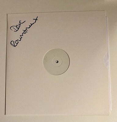 Dave Rowntree - Radio Songs 12   Test Pressing Signed   Autographed Blur