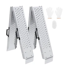 77.7 inches Long and 8.6 inches Wide Heavy Duty Folding Loading Ramp, 1500lb ...