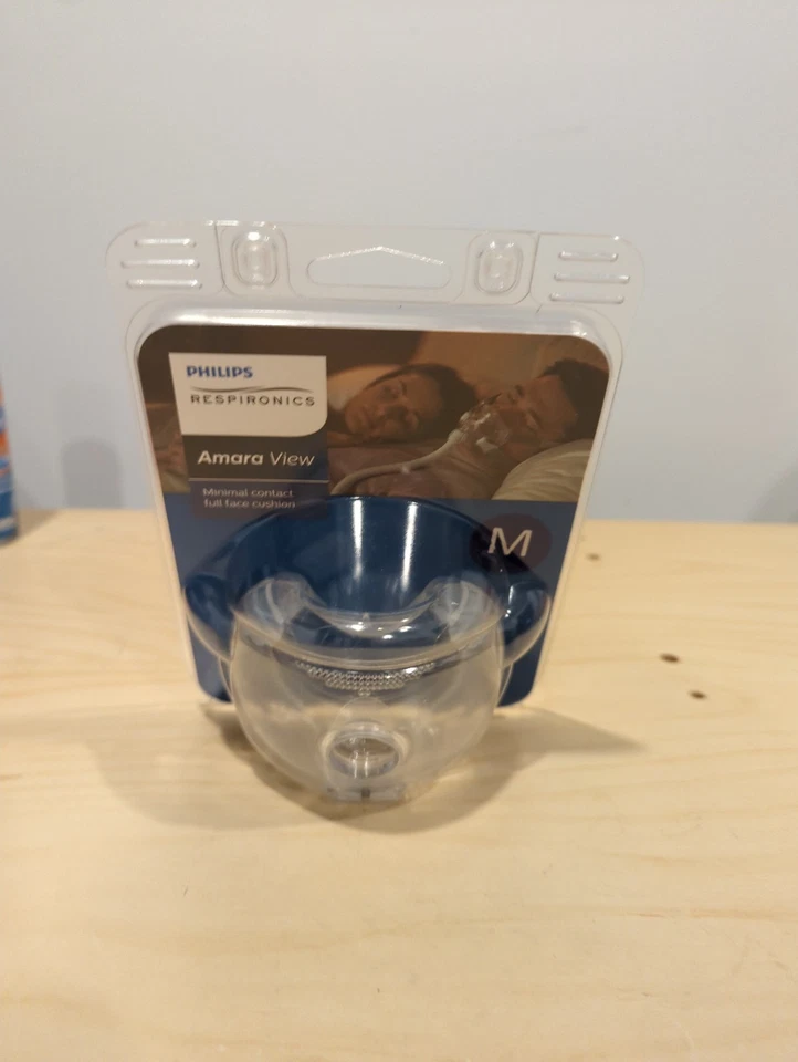 Nuevo Cojín Mascarilla Completa Amara View Phillips Respironics Talla Mediana 1090693 Foto 2 de 4