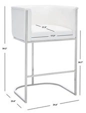 Safavieh SHILOH BARSTOOL, Reduced Price 2172768381 KNT7037A