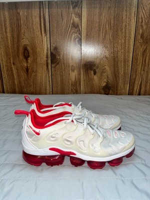 Air Vapormax Nike Vapormax White University Red Vapormax Plus Size