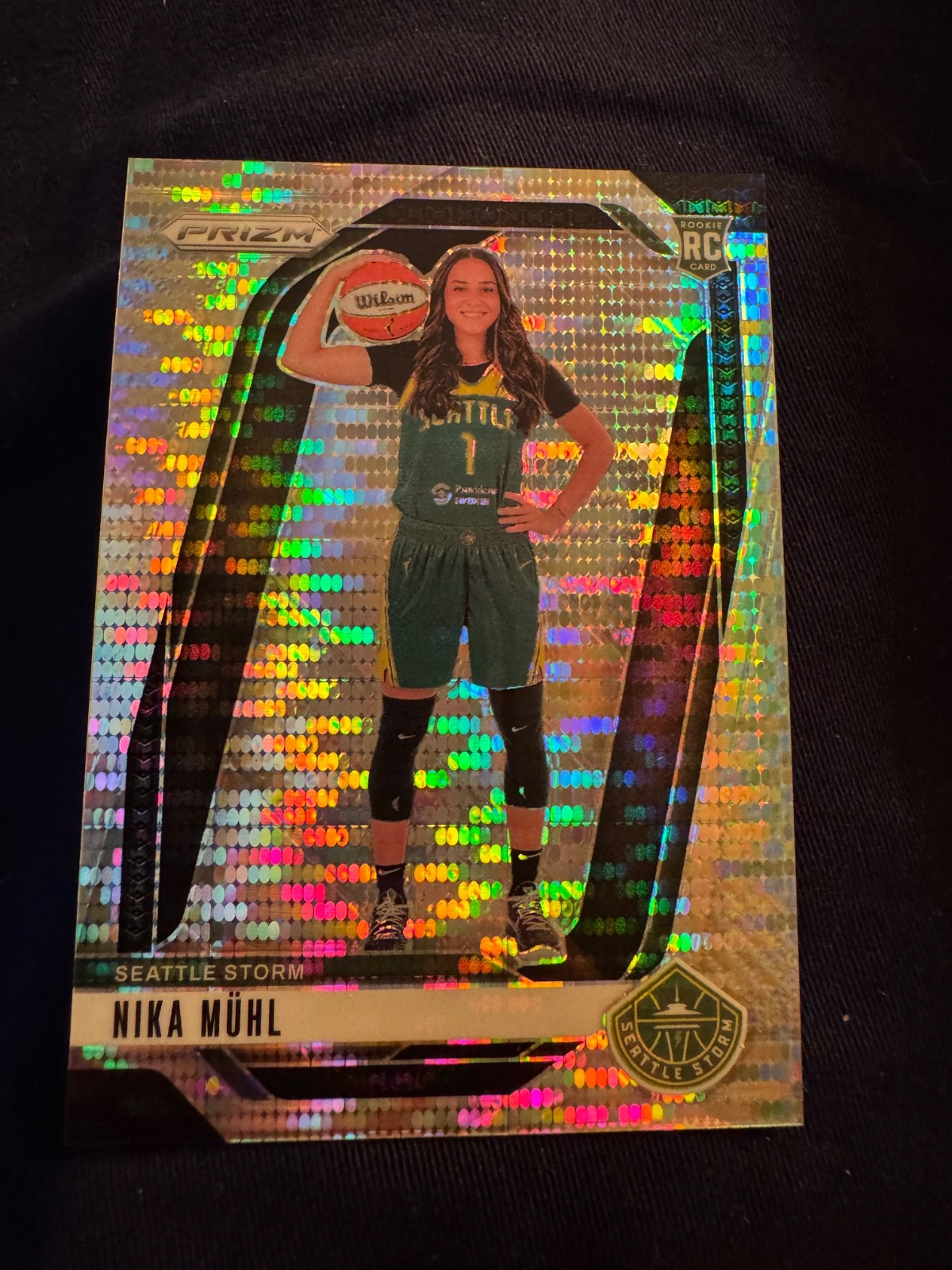2024 Panini Prizm WNBA - Nika Muhl #146 Pulsar Prizm /499 (RC)