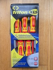CK Tools Triton XLS T4729 Insulated 5 Pce 1000v VDE Pozi/Slot Screwdriver Set