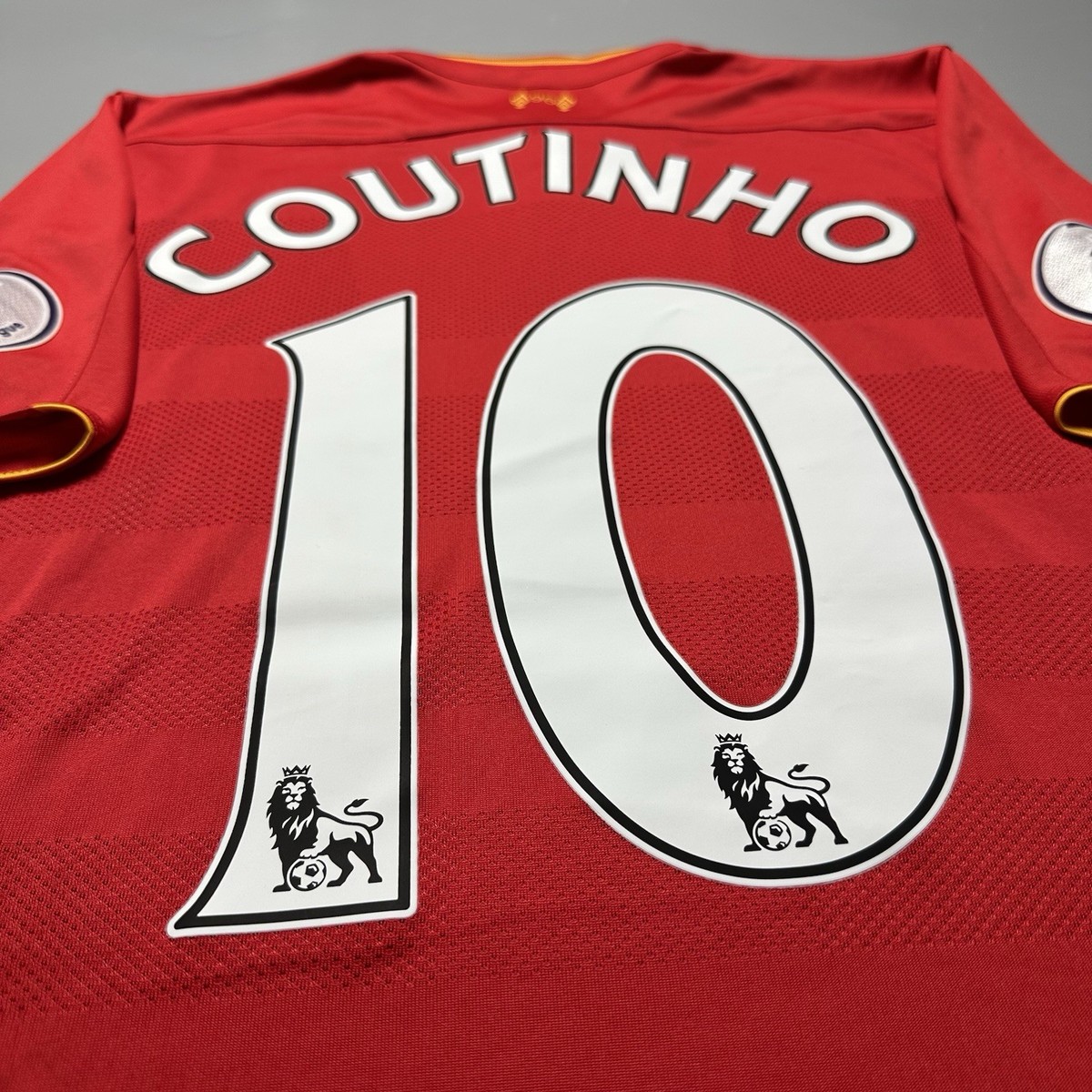 LIVERPOOL NEW BALANCE 2016/2017 FOOTBALL JERSEY #10 COUTINHO SIZE