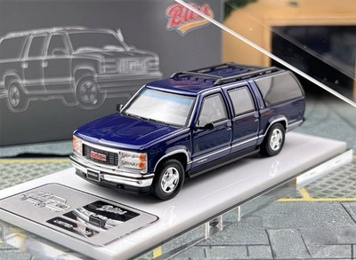 Bliss 1/64 Scale Chevrolet GMC GMT400 Blue Diecast Car Model Toy Gift NIB