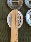 Vintage 6 Brighton Replacement Silver-Toned Scalloped Conches For Belt — photo 5