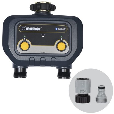 65183AMZ Bluetooth Hose Timer, 2-Zone Programmable Watering Timer, Quick Conn...