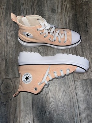 Converse Chuck Taylor All Star Platform High Top Peach Canvas