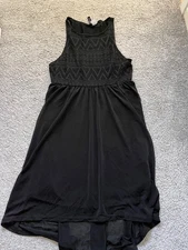 H&M Womens Black Skater Dress UK 10, great condition!
