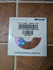 Microsoft Office 2003 Basic Edition OEM With Product Key NEW SEALED