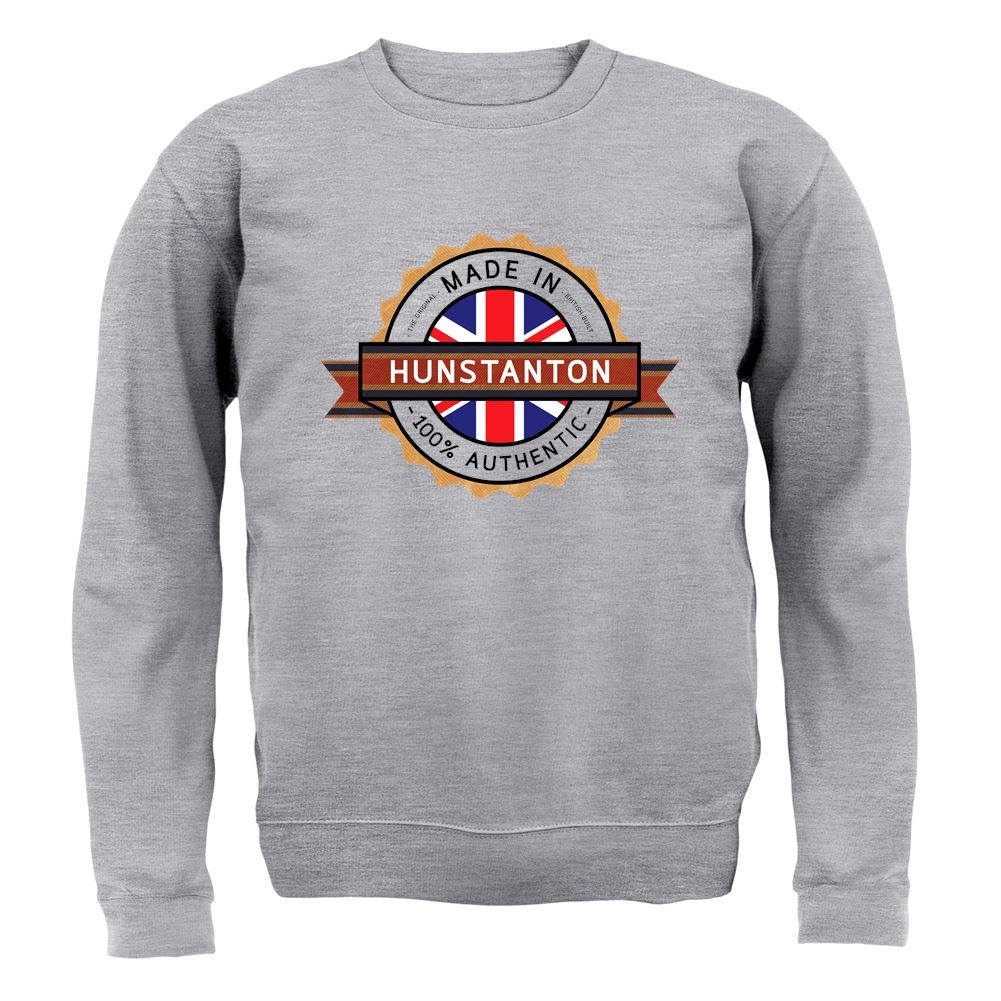 Hergestellt IN Hunstanton – Kinder Kapuzenpulli / Pullover – Stadt Dorf Born