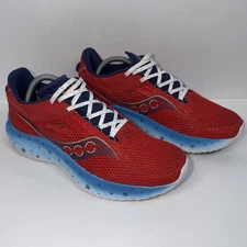 Saucony Kinvara 14 Liberty Running Shoes Women Sz 11 Red White Blue USA American