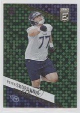 2023 Panini Donruss Elite Rookies Green Disco Peter Skoronski #175 0qr0