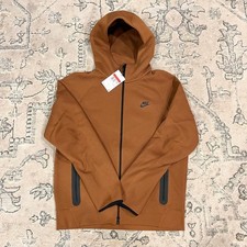 Nike Sportswear Tech Fleece Brown/Black Windrunner Full Zip Hoodie L