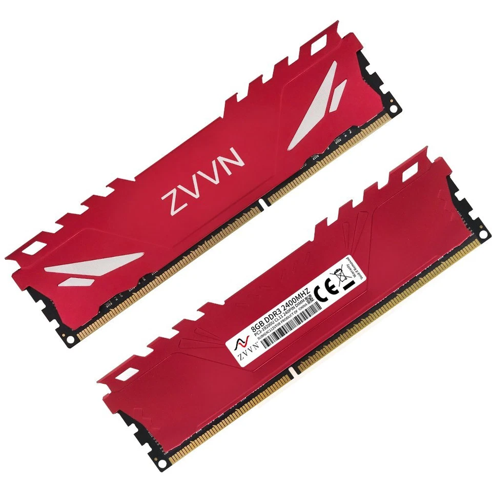 ZVVN 32GB 4x8GB DDR3 OC 2400MHz PC3-19200U 240Pin Overclocking Desktop PC Memory - Image 4 of 4