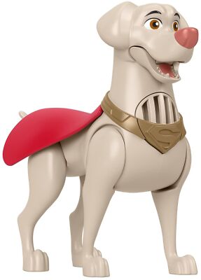 DC Super Pets HJF30 - Bellender Krypto Figur, 15 cm großer beweglicher Spielzeug