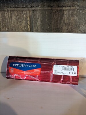 Red/Pink Eyewear Rectangle Hard Case Rite Aid Brand