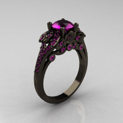 3.39 ct Pink Round Diamond Sterling Silver Lab Created Classic Handmade Ring