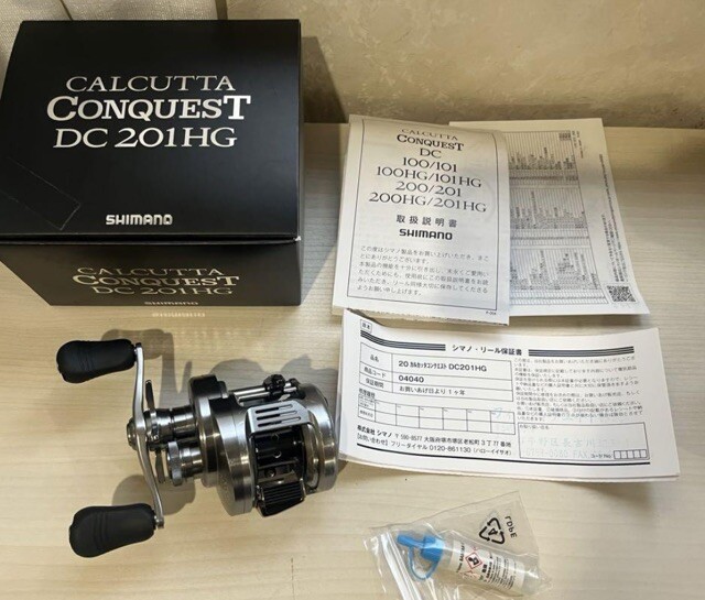 SHIMANO : Calcutta Conquest DC 201 HG, Left Hand, Round bait SHIMANO : Calcutta Conquest DC 201 HG, Left Hand, Round bait