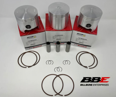 Wiseco 97.50mm Motorcycle Piston Kit - 9:1 Compression, Forged, Includes Rings, Pin & Circlips - Single Piston