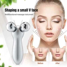 3D Roller V Face Lifting Massager Micro Current Skin Firming Wrinkle Removal