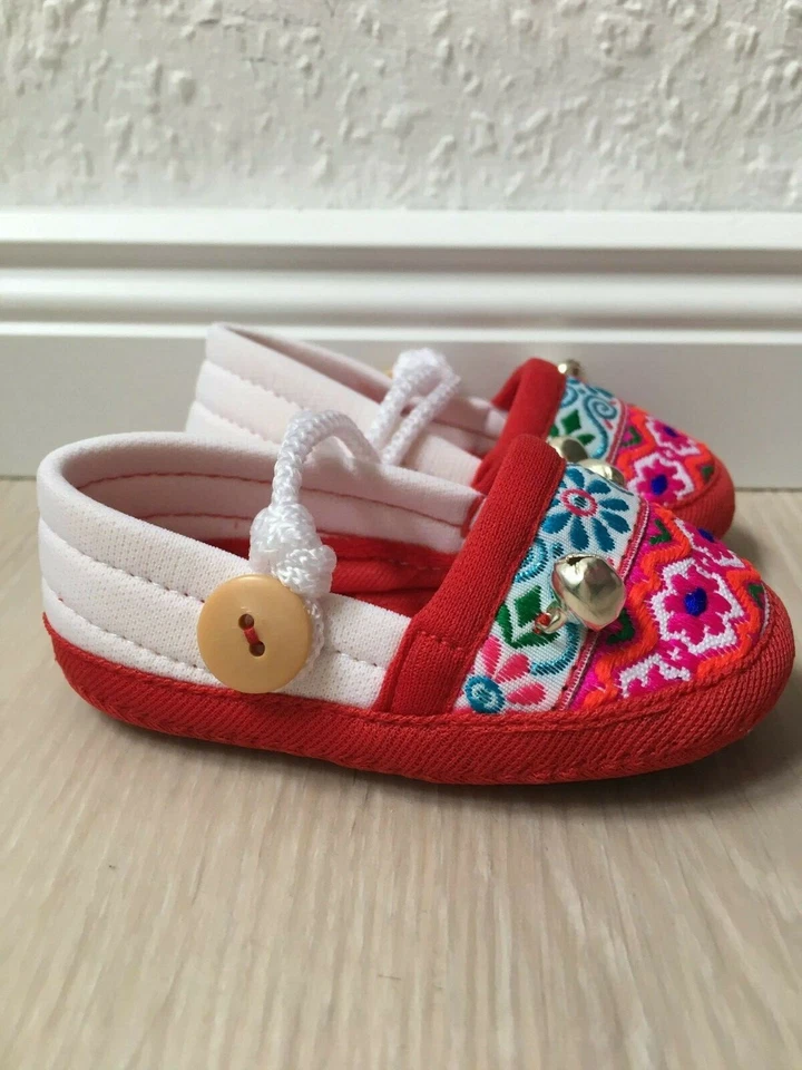 Babyschuhe Handgemacht Krabbelschuhe Baby Babykleidung neugeboren Schuhe *229 - Bild 2 von 4