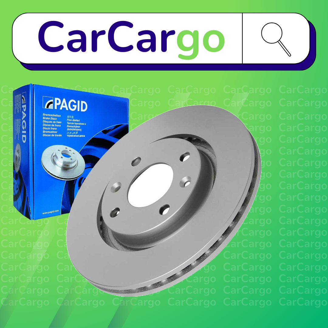 Pagid Vented Front Brake Discs Pair C4 Cactus 1.5 BlueHDi 100 2018-2024 266 mm