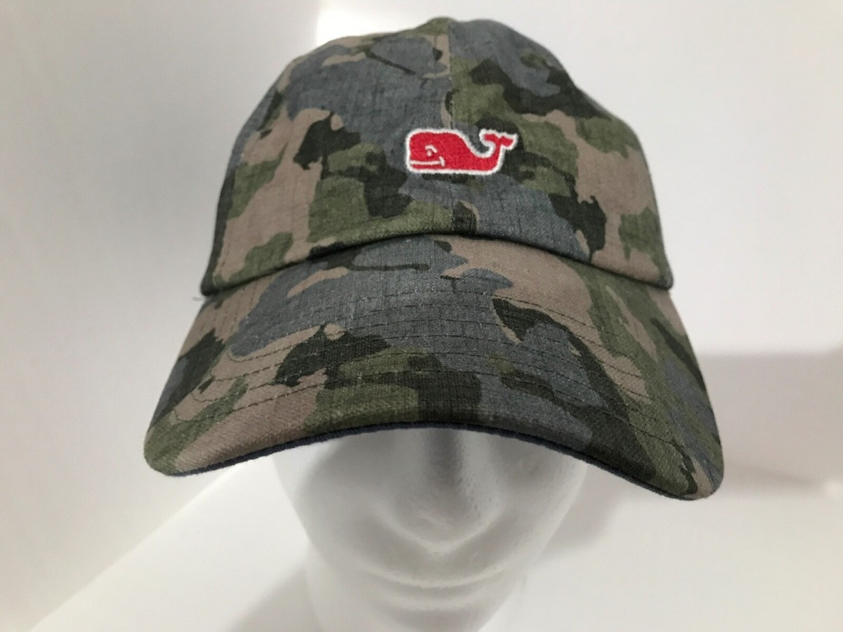 Mens Camouflage Vineyard Vines Trucker Hat Camo Whale Logo