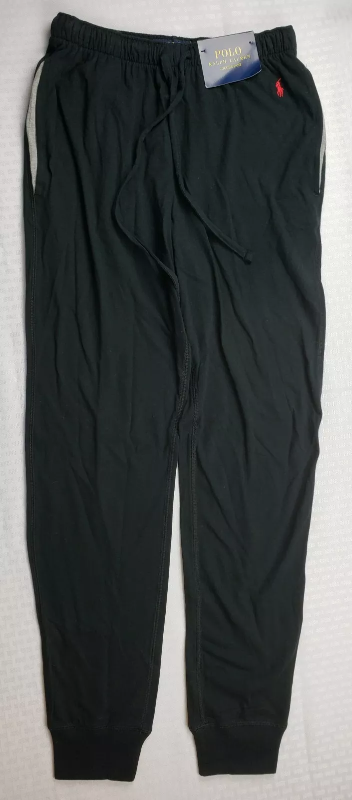 Polo Ralph Lauren pantalon de joggeur confort suprême pour hommes bleu marine neuf avec étiquettes petit