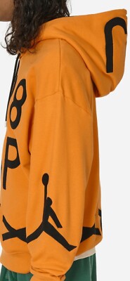 Jordan X Nina Chanel Abney Hoodie Alpha Orange FZ7514-806 Size XL