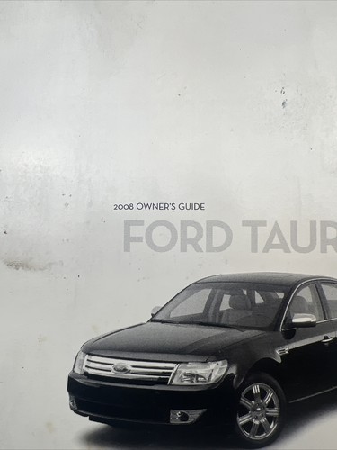 2008 Ford Taurus Owners Manual Booklet Only No Case OEM Factory. M9 - Picture 2 of 4
